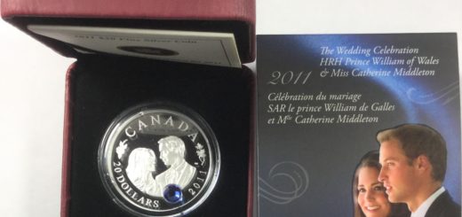 2011 Canada $20 Fine Silver 1 Oz Coin Royal Wedding