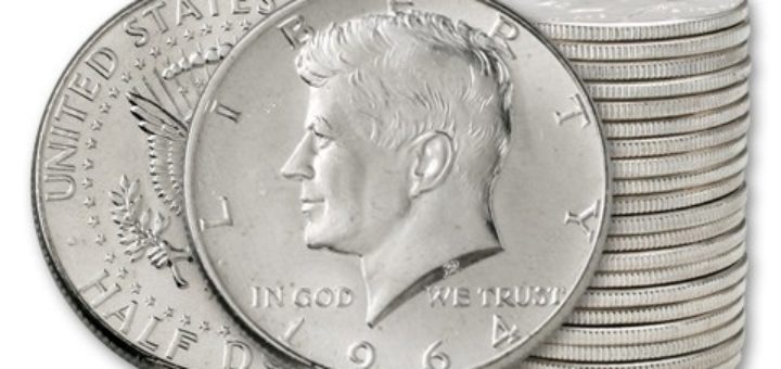 1964 Kennedy half Dollar