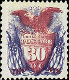 1869 Shield, Eagle and Flags