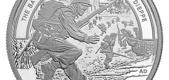 THE BATTLE OF DIEPPE - $20 Silver Coin