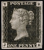 The Penny Black stamp