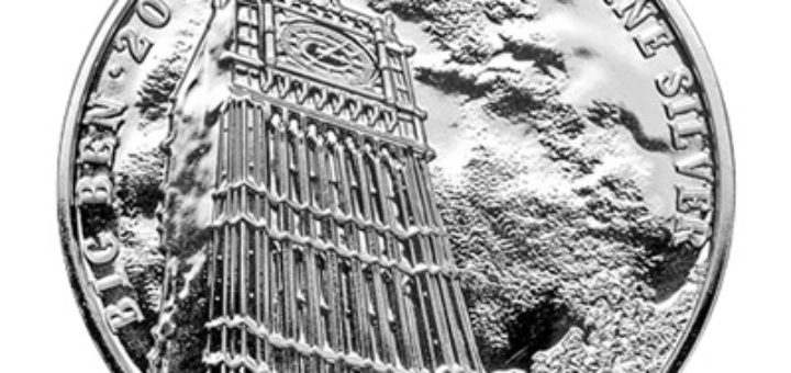 1 oz 2017 2 Pounds Landmarks of Britain - Big Ben Silver Coin