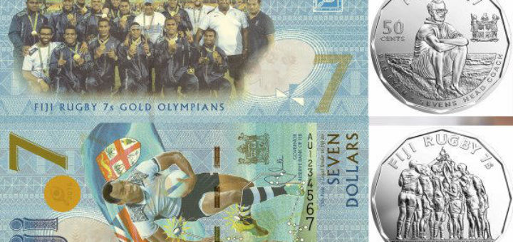 The government of Fiji $7 banknotes