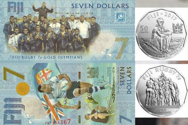 2017 New $7 note from RBF to commemorate rugby 7s Olympic gold 