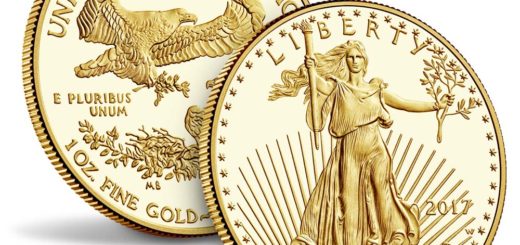 The 2017 American Eagle Gold Coin.