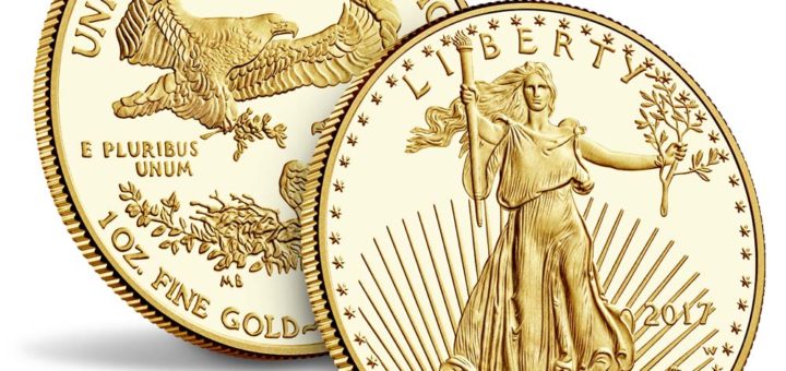 The 2017 American Eagle Gold Coin.