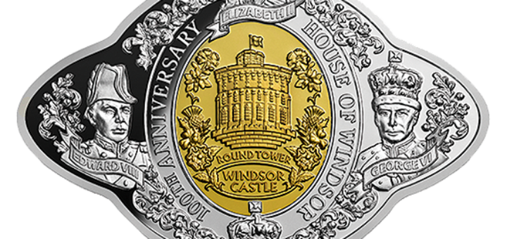 2017 100th Anniversary of the House of Windsor 1 oz. Pure Silver Coin