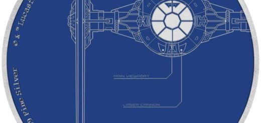 2017 Star Wars Ships - TIE-LN Fighter 1oz Silver Proof Coin
