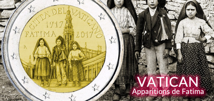 2017 Vatican City “Fatima Apparitions“Centennial Commemorative €2 Coin
