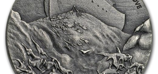 2018 Biblical Series - Noah's Dove 2 oz High-Relief Rimless Silver Coin