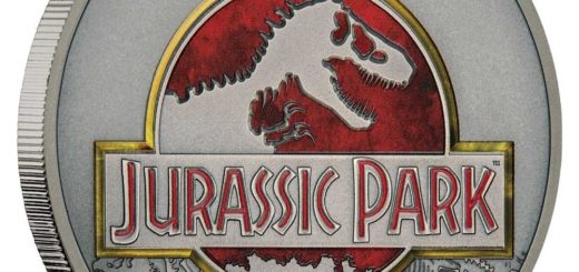 2018 Niue 1 oz $2 Jurassic Park 25th Anniversary Silver Coin
