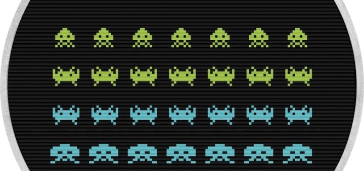 2018 Niue Space Invaders 40th Anniversary 1oz Silver Coin