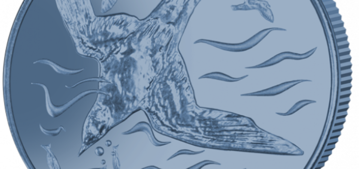 2018 Blue Petrel Titanium Coin