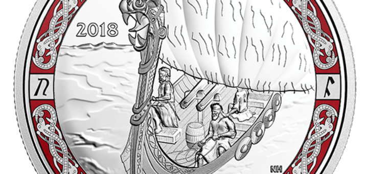 2018 Norse Figureheads- Viking Voyage $20 Silver Coin