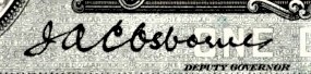 J.A.C. Osborne signature
