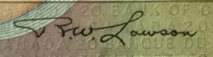 R.W. Lawson Signature