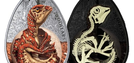 2019 Hatching Hadrosaur $20 Pure Silver Coin from the Royal Canadian Mint