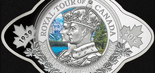 2019 Niue Royal Tour of Canada 1 oz. Pure Silver Coin