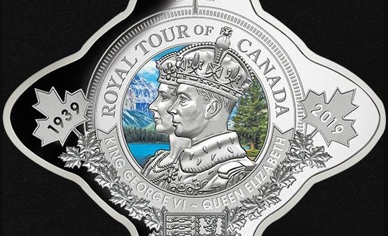 2019 Niue Royal Tour of Canada 1 oz. Pure Silver Coin