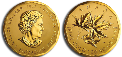 The Canadian “Big Maple leaf” - 1 Million Dollars Gold Coin