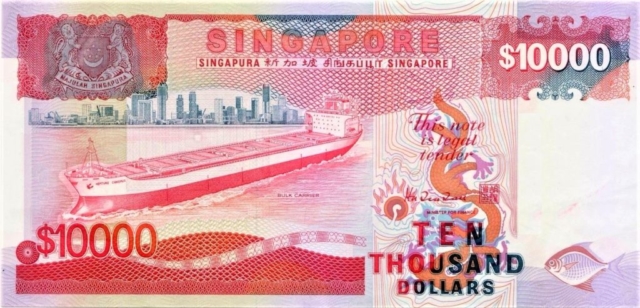 10,000 Singapore Dollars