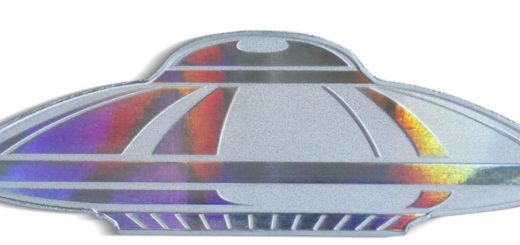 2020 Solomon Islands UFO Shaped Silver Coin