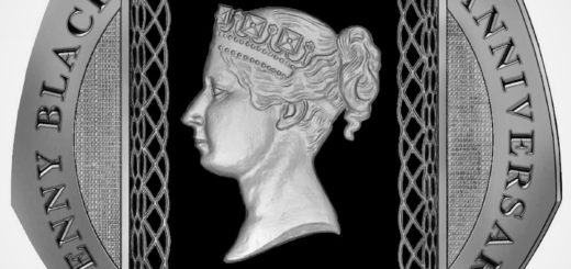 Penny Black stamp 180 Anniversary commemorative coin