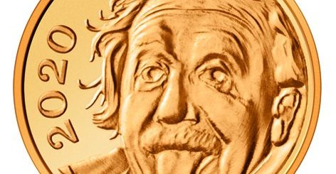 The 2020 Albert Einstein World’s Smallest Gold Coin