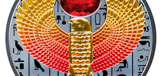 2020 Niue Gold and Silver Coin Featuring Ancient Egyptian Falcon