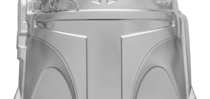 New Zealand Mint Star Wars Helmets Boba Fett Helmet Silver Coin